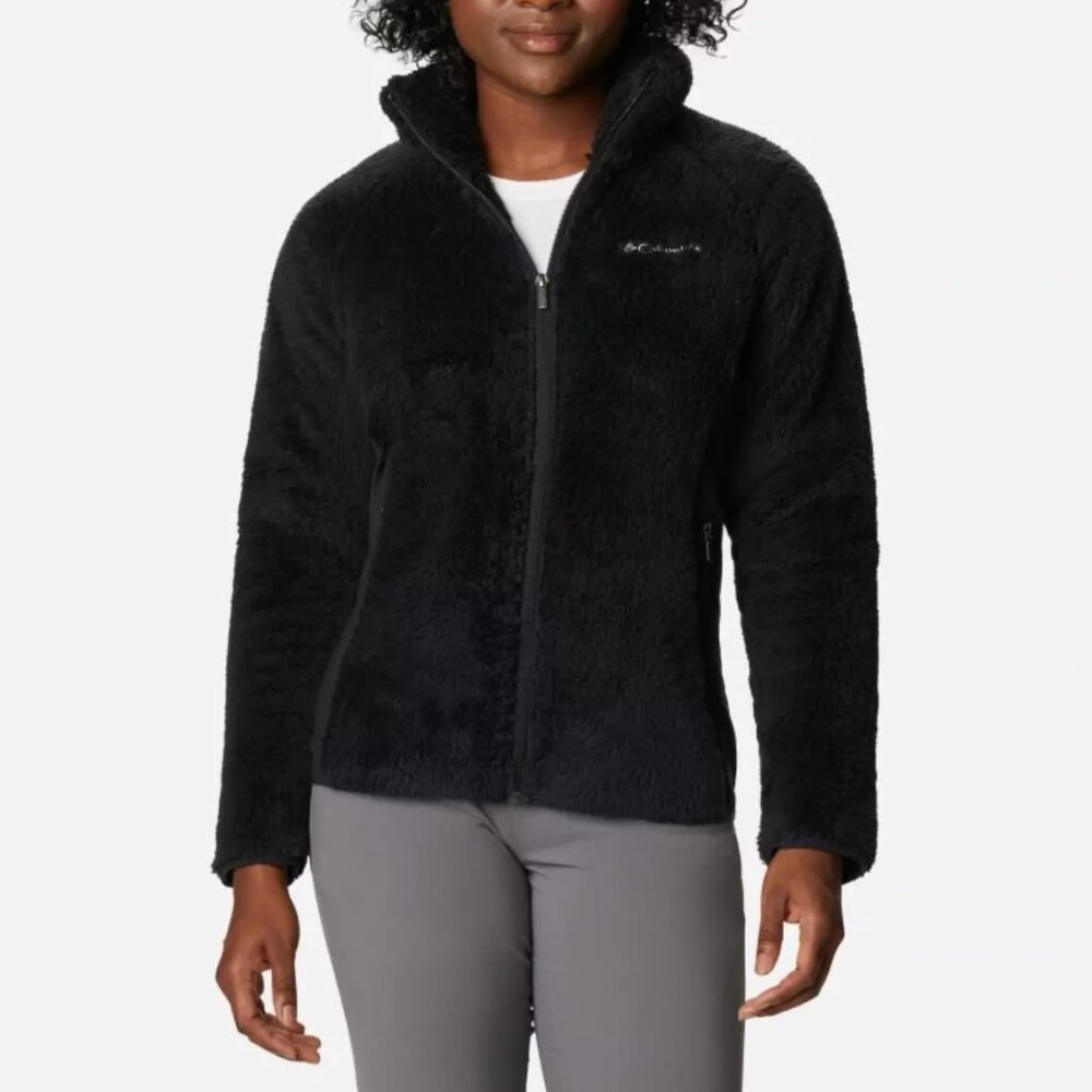 Women’s Columbia Fast Beauty Fleece Full Zip Jacket (Black)